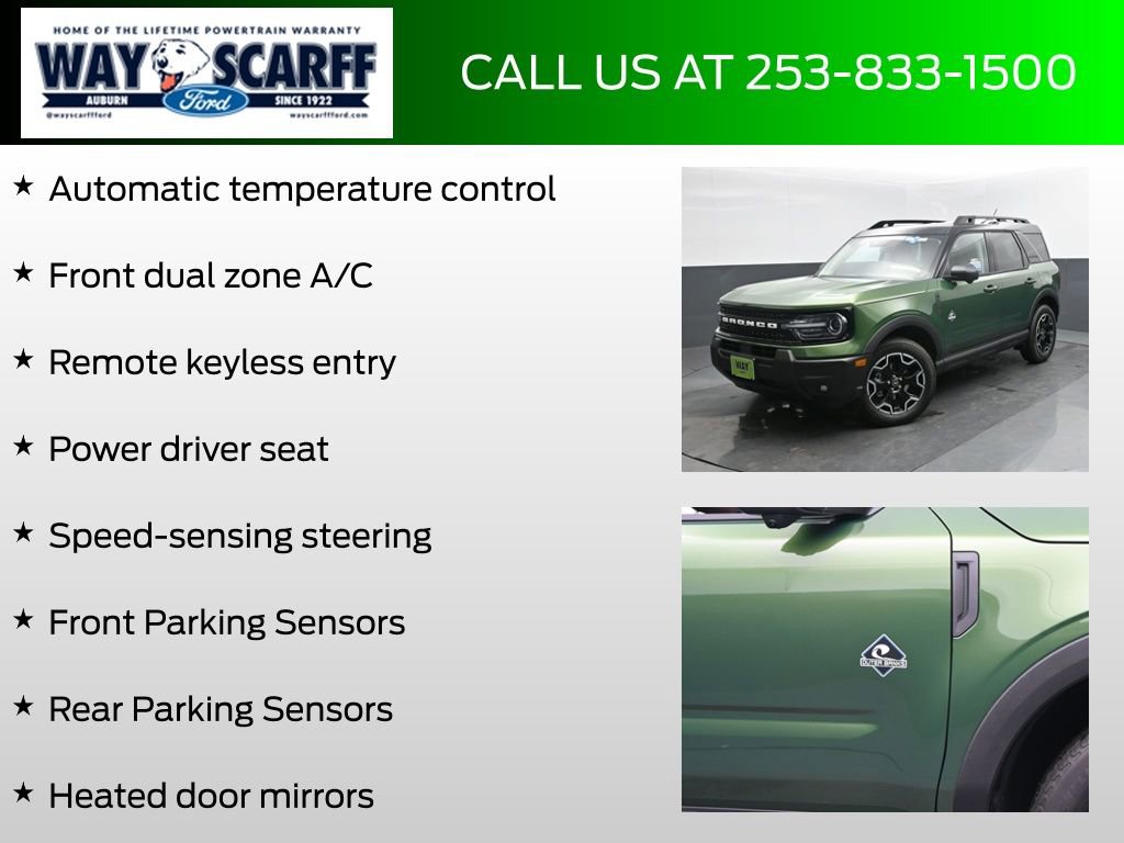 New 2025 Ford Bronco Sport Outer Banks w/ Outer Banks Tech Package+ image 12