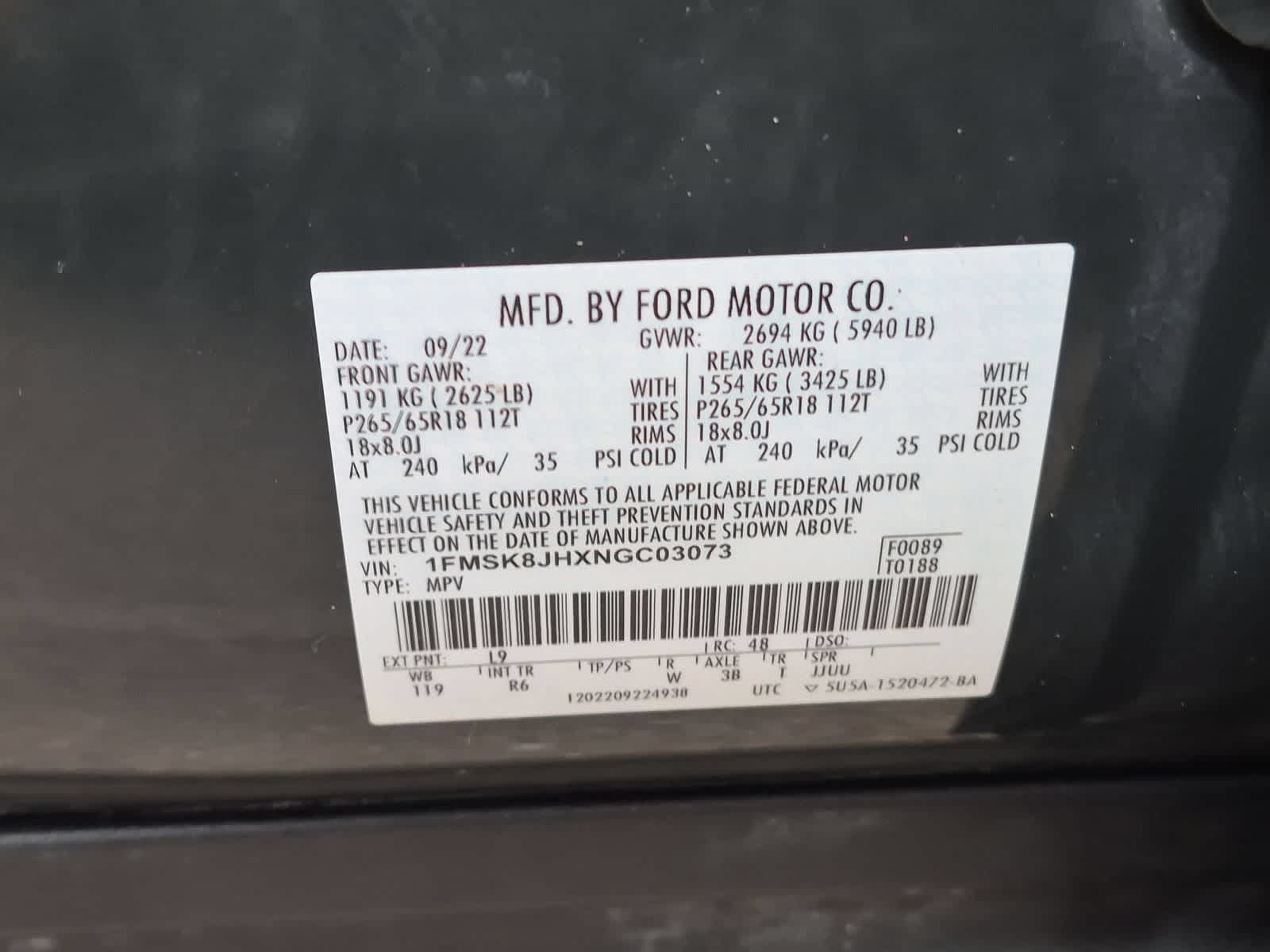 Used 2022 Ford Explorer Timberline AWD/4WD image 37