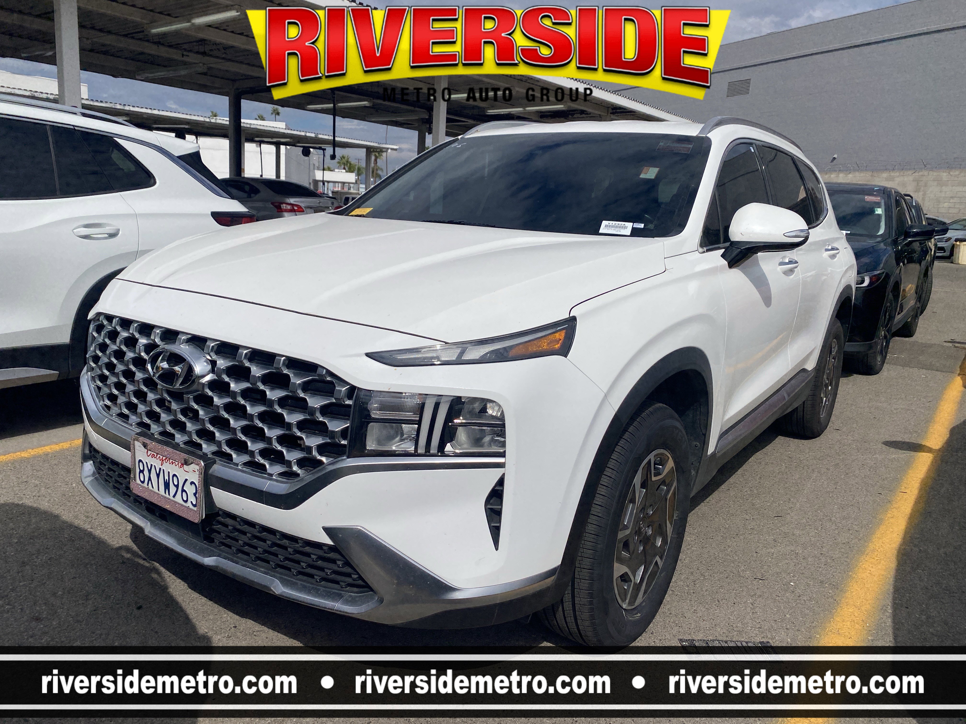 Certified 2022 Hyundai Santa Fe Blue w/ Cargo Package image 1