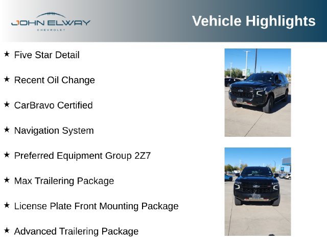 Used 2023 Chevrolet Tahoe Z71 w/ Max Trailering Package AWD/4WD image 3