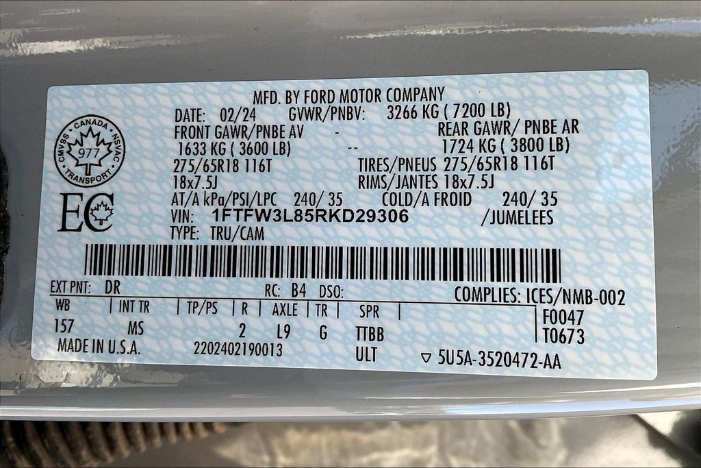 Used 2024 Ford F150 XLT w/ Tow/Haul Package image 36