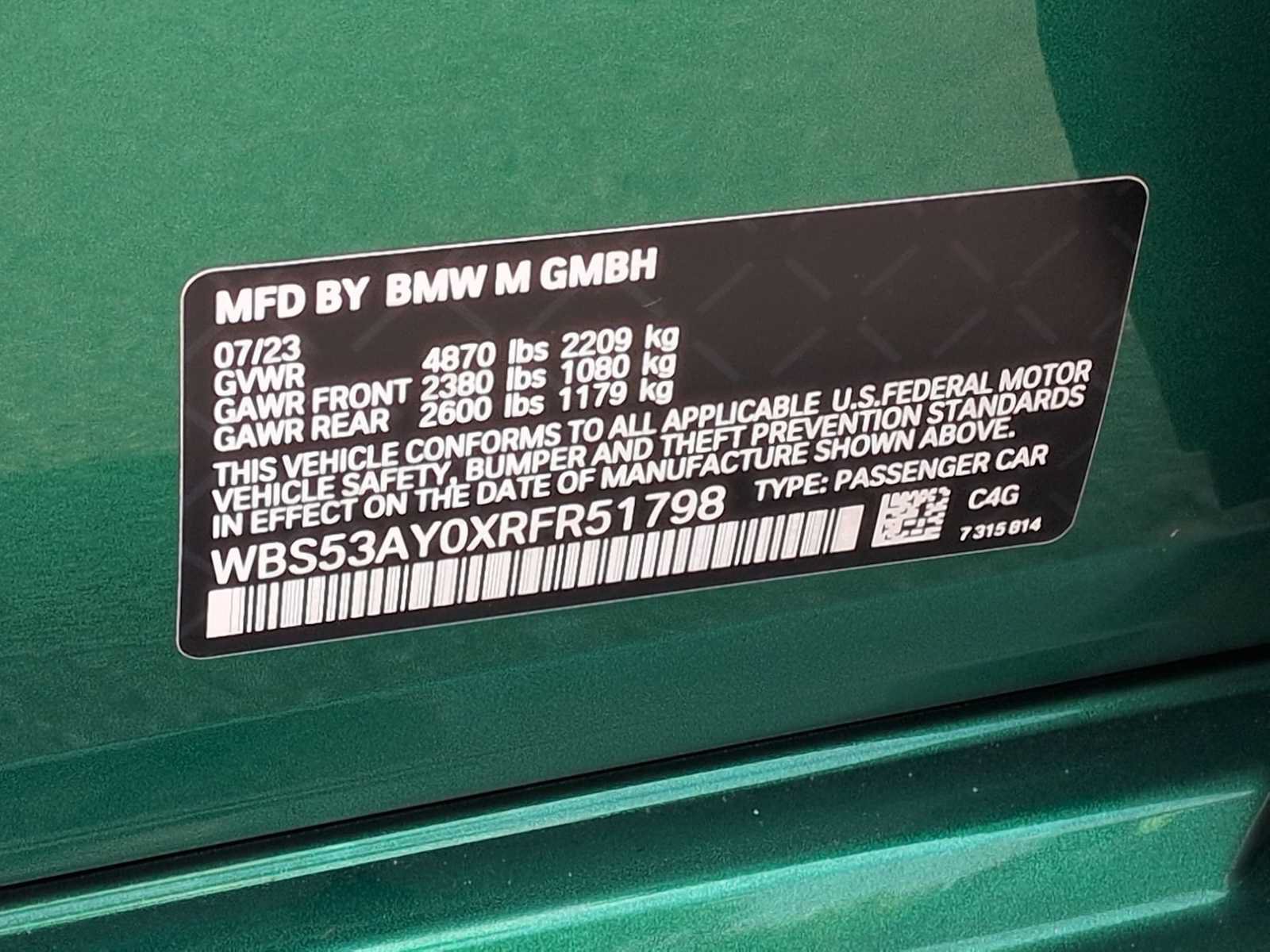 Used 2024 BMW M3 w/ Executive Package RWD image 38