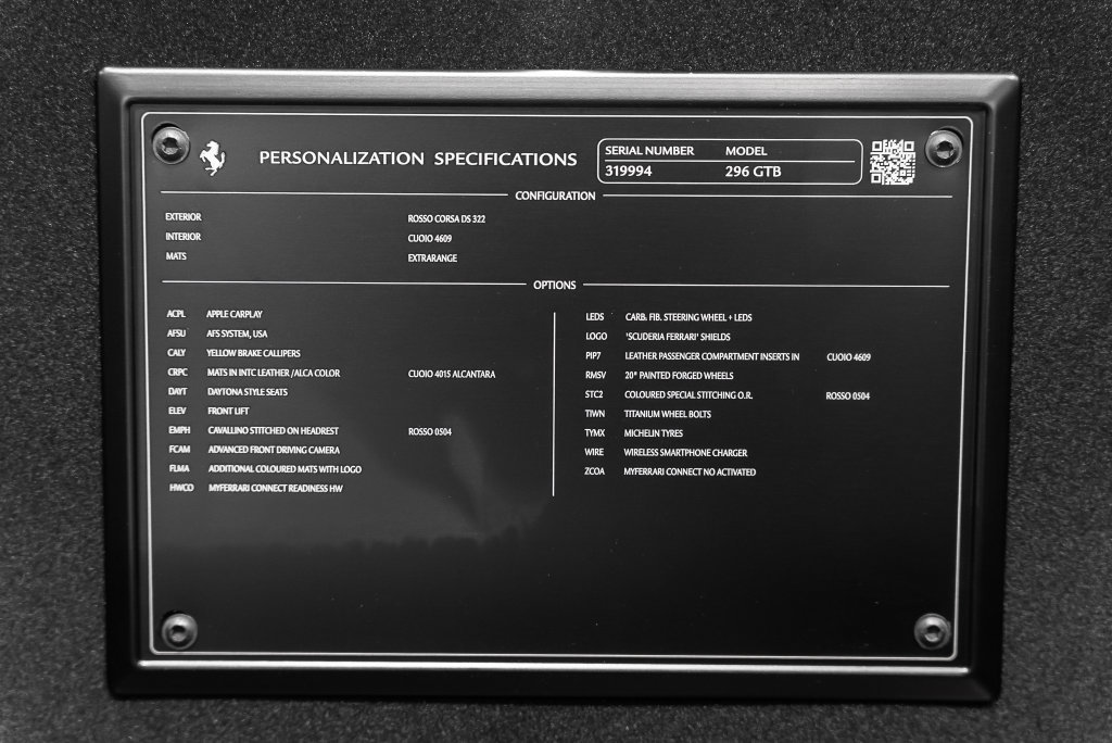 Used 2025 Ferrari 296 GTB RWD image 21