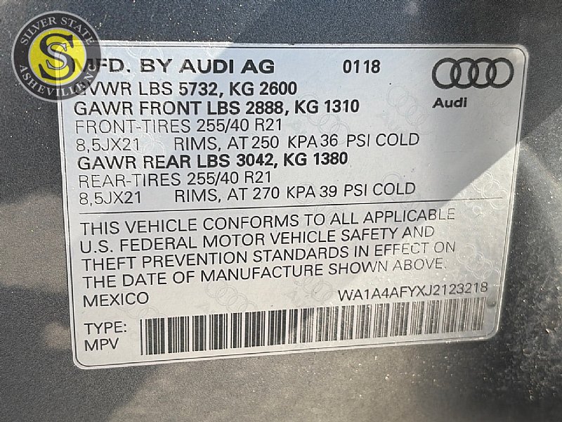 Used 2018 Audi SQ5 Premium Plus w/ S Sport Package AWD/4WD image 31