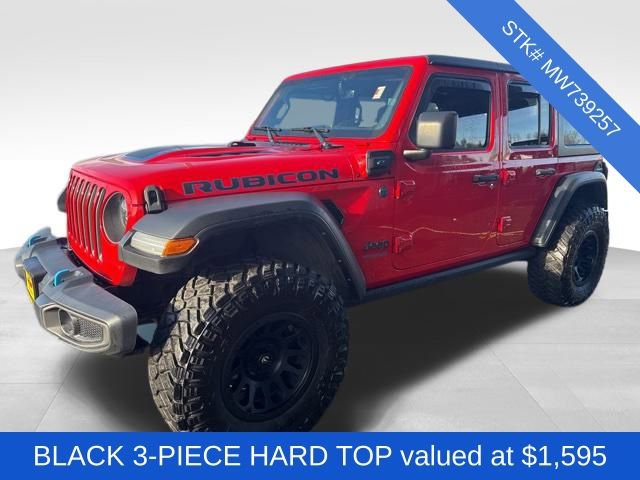Used 2021 Jeep Wrangler Unlimited Rubicon 4xe w/ Cold Weather Group image 3