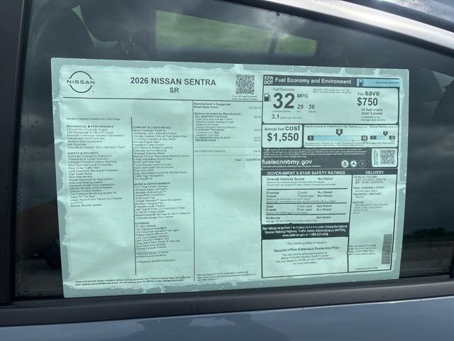 New 2026 Nissan Sentra SR FWD image 12