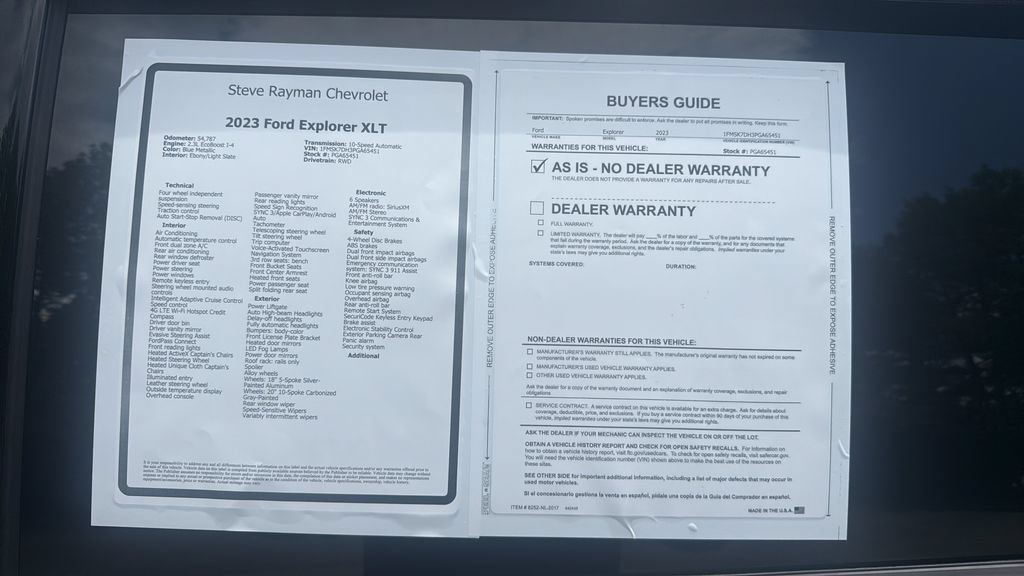 Used 2023 Ford Explorer XLT w/ Equipment Group 202A RWD image 27