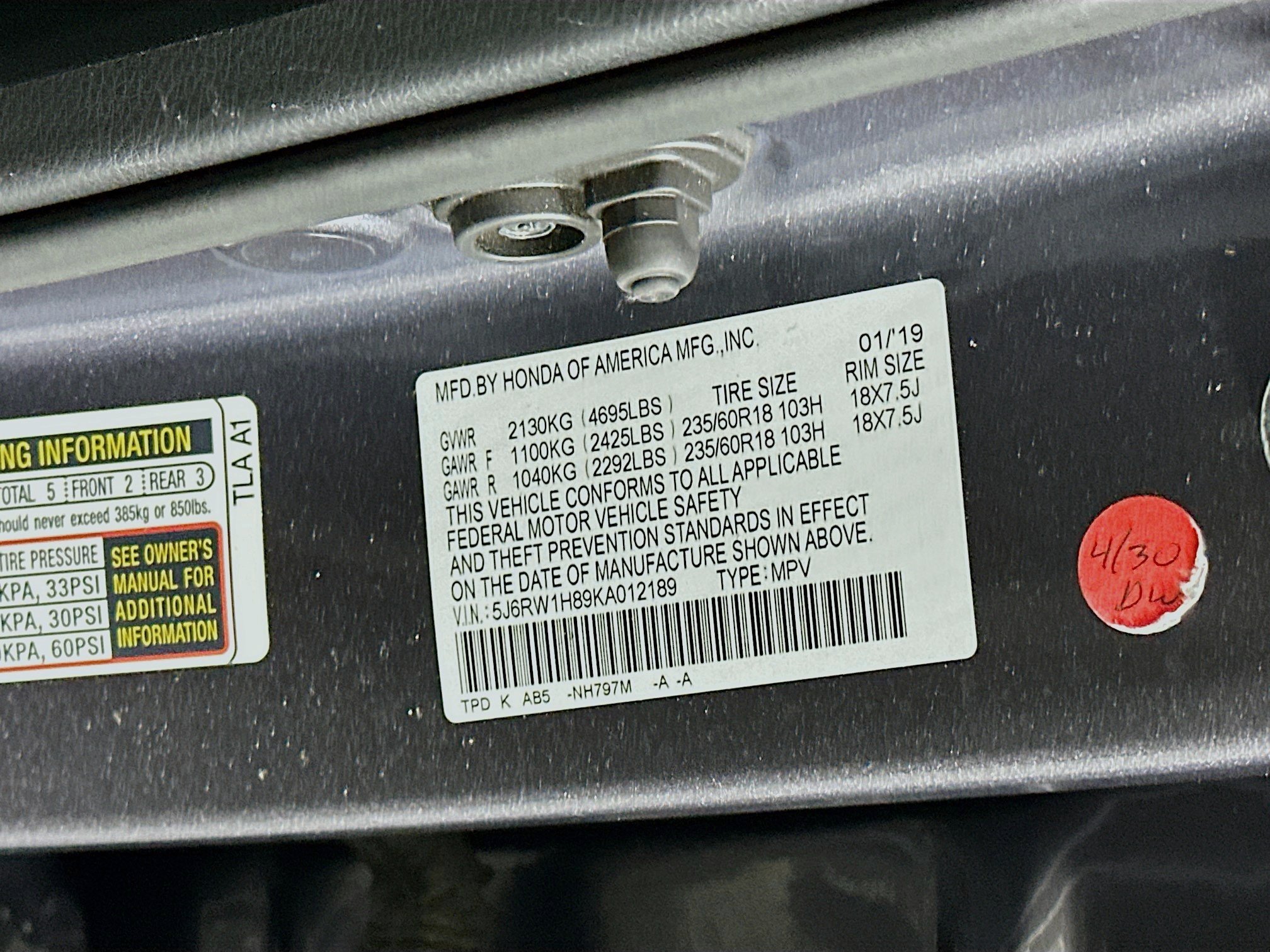 Used 2019 Honda CR-V EX-L image 12
