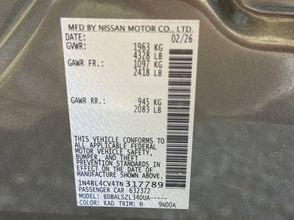 Used 2026 Nissan Altima 2.5 SR FWD image 34