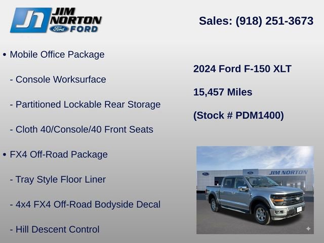 Used 2024 Ford F150 XLT w/ Equipment Group 302A MID image 36