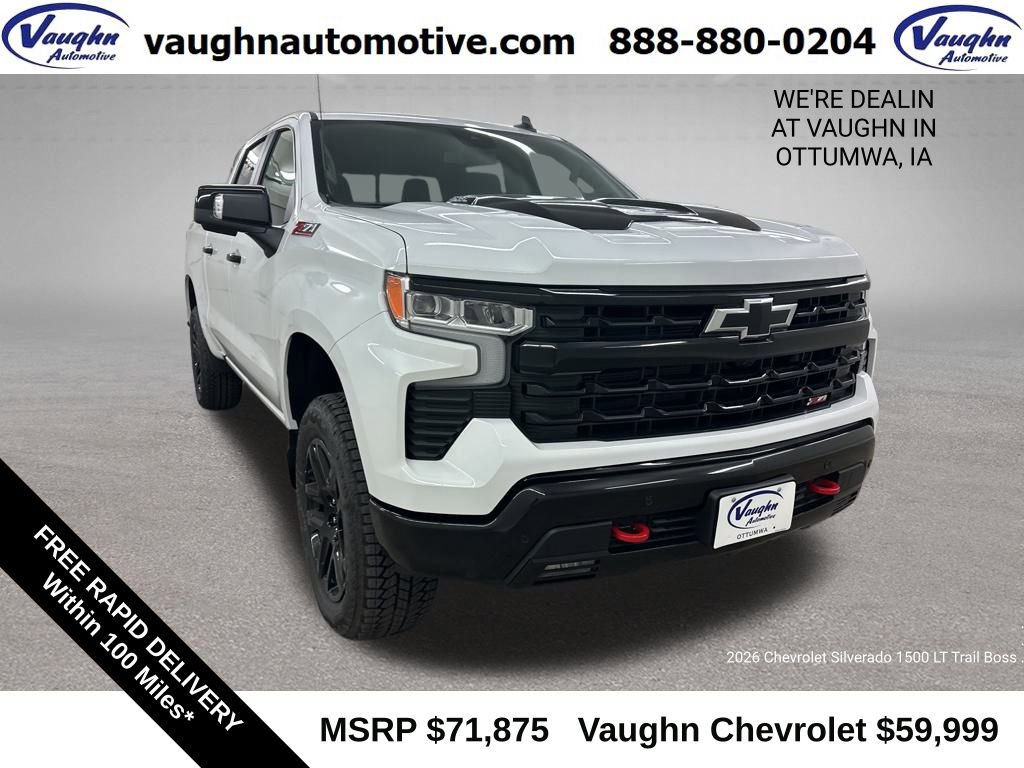 New 2026 Chevrolet Silverado 1500 LT Trail Boss w/ LT Trail Boss Premium Package
