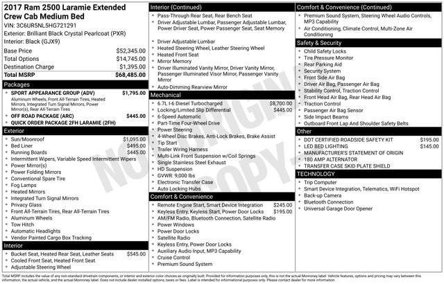 Used 2017 RAM 2500 Laramie w/ Sport Appearance Group image 35