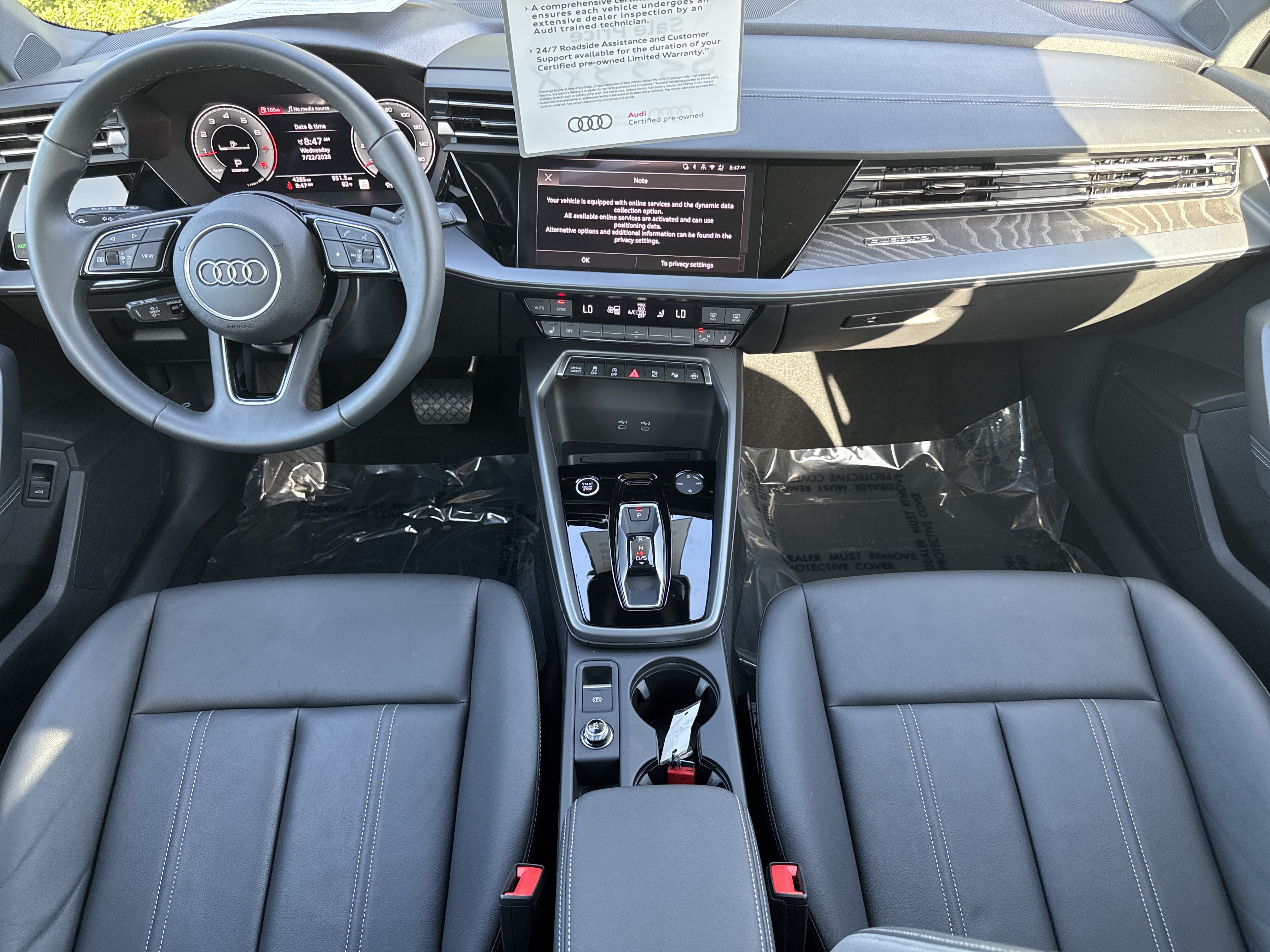 Certified 2026 Audi A3 2.0T Premium w/ Black Optic Package AWD/4WD image 12