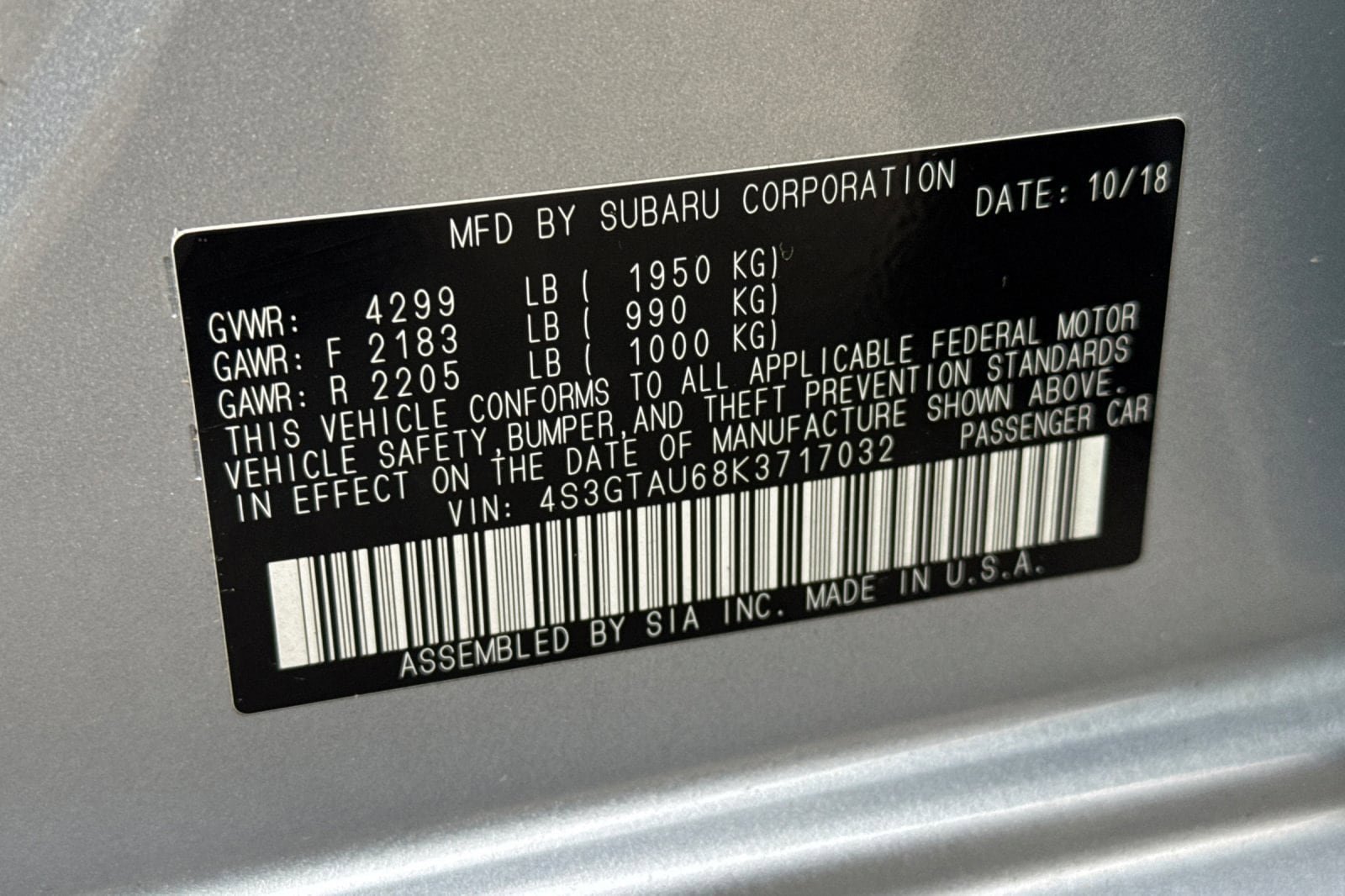 Used 2019 Subaru Impreza 2.0i Limited w/ Popular Package #2 AWD/4WD image 34
