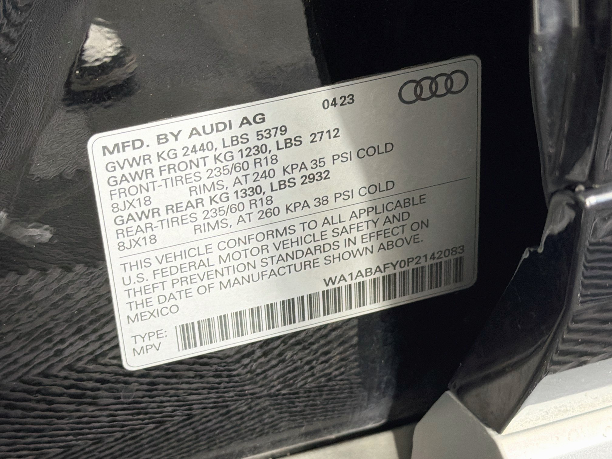 Used 2023 Audi Q5 2.0T Premium w/ Convenience Package AWD/4WD image 12