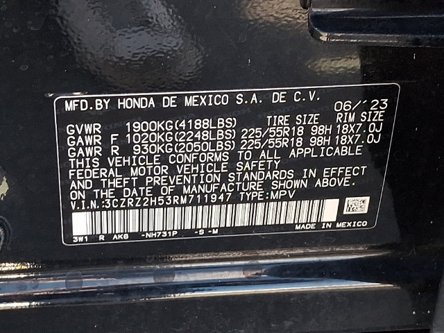 Certified 2024 Honda HR-V Sport image 26