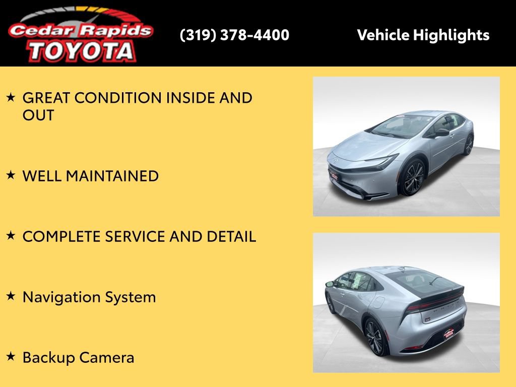 Certified 2024 Toyota Prius XLE FWD image 8