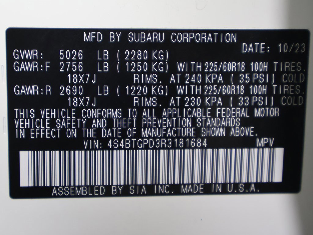 Used 2024 Subaru Outback Touring XT image 50