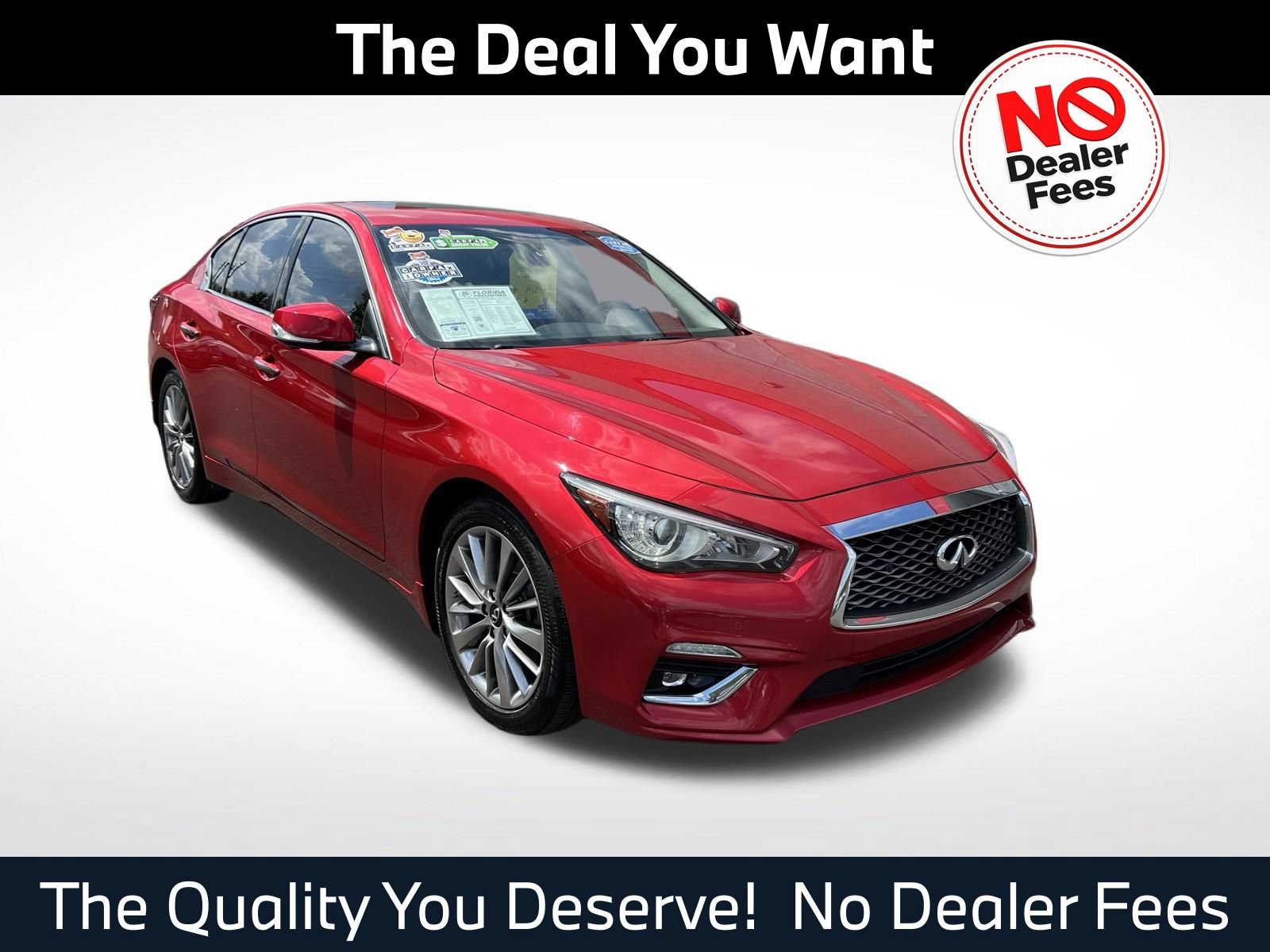 Used 2022 INFINITI Q50 Luxe w/ Cargo Package