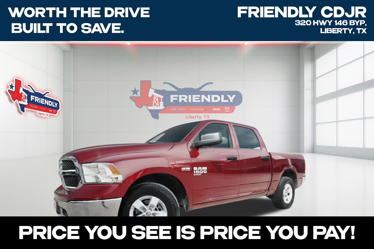 Used 2023 RAM 1500 Classic SLT RWD image 1