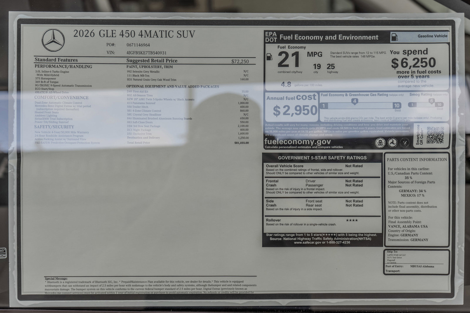 Used 2026 Mercedes-Benz GLE 450 4MATIC image 36