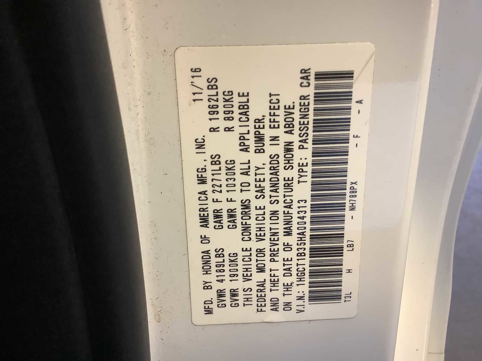 Certified 2017 Honda Accord LX-S image 21