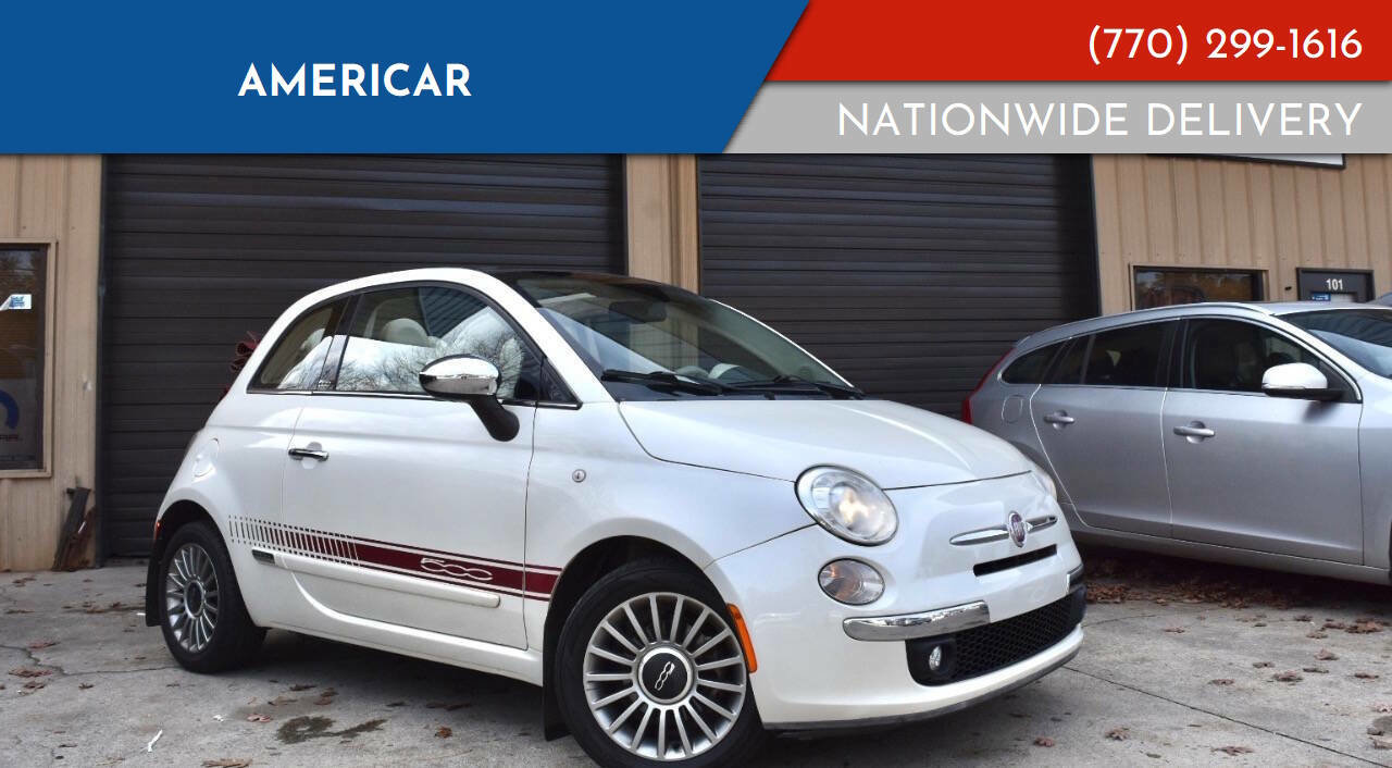 Used 2015 FIAT 500 Lounge w/ Luxury Leather Package image 1