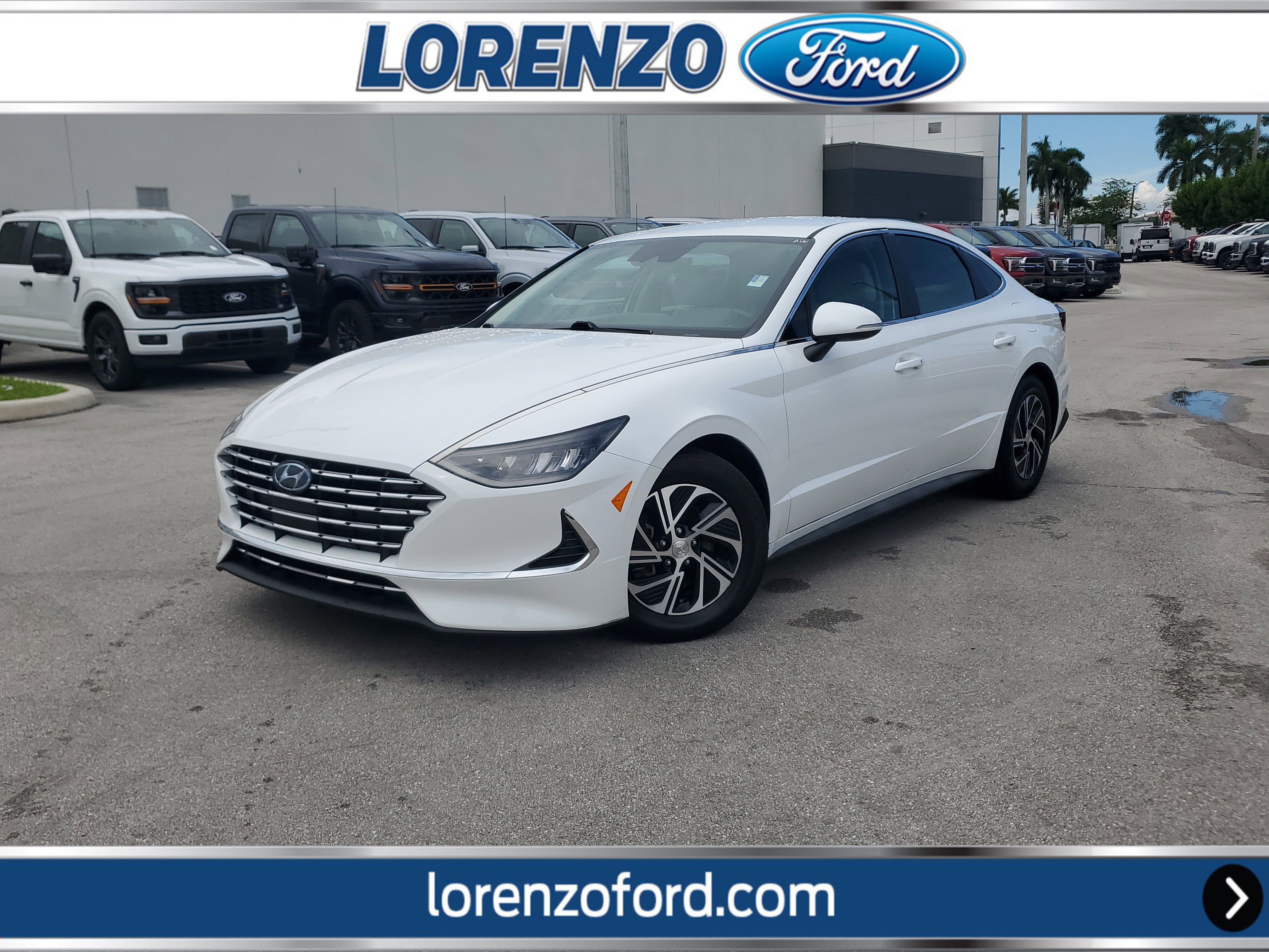 Used 2021 Hyundai Sonata Blue