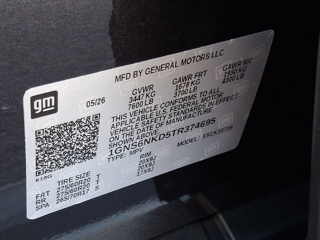 New 2026 Chevrolet Tahoe LT w/ Comfort Package AWD/4WD image 17