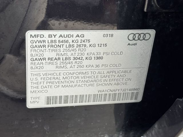 Used 2018 Audi Q5 Prestige w/ Prestige Package image 32