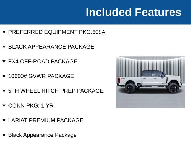 New 2026 Ford F250 Lariat w/ Black Appearance Package image 4