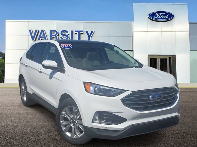 Certified 2023 Ford Edge Titanium w/ Class II Trailer Tow Package AWD/4WD 360° Tour