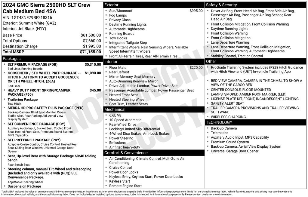 Certified 2024 GMC Sierra 2500 SLT w/ SLT Premium Package RWD image 46