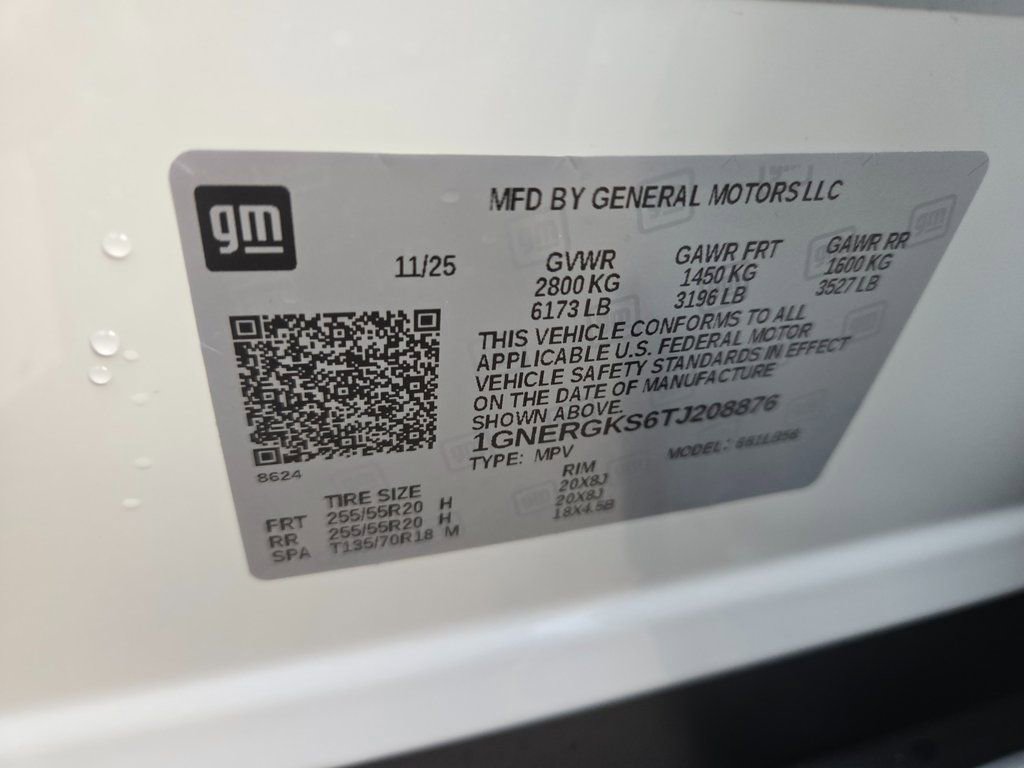 New 2026 Chevrolet Traverse LT w/ Sun and Wheel Package image 14