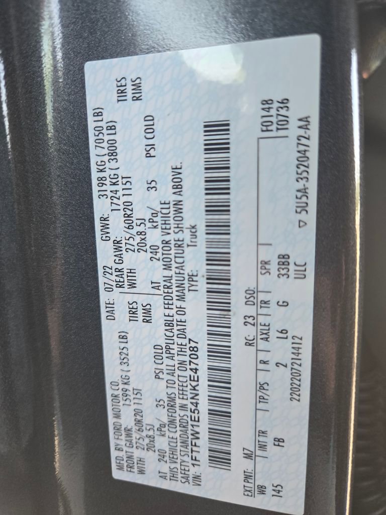 Used 2022 Ford F150 XLT w/ Equipment Group 302A High image 12