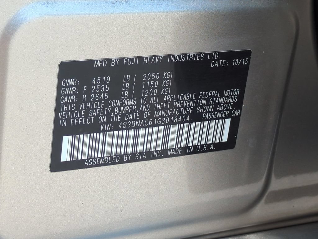 Used 2016 Subaru Legacy 2.5i Premium AWD/4WD image 21