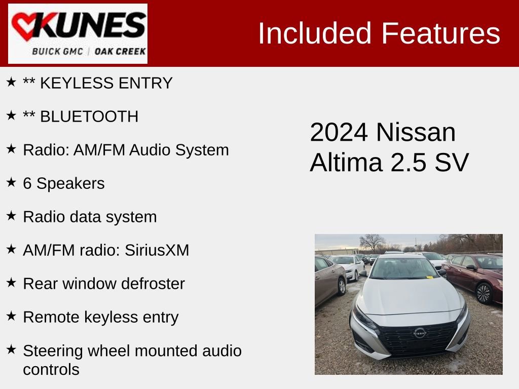 Used 2024 Nissan Altima 2.5 SV image 2