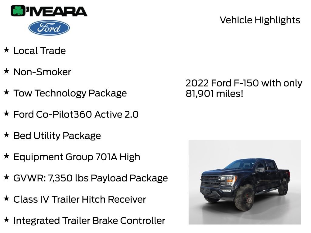 Used 2022 Ford F150 Platinum w/ Equipment Group 701A High image 8