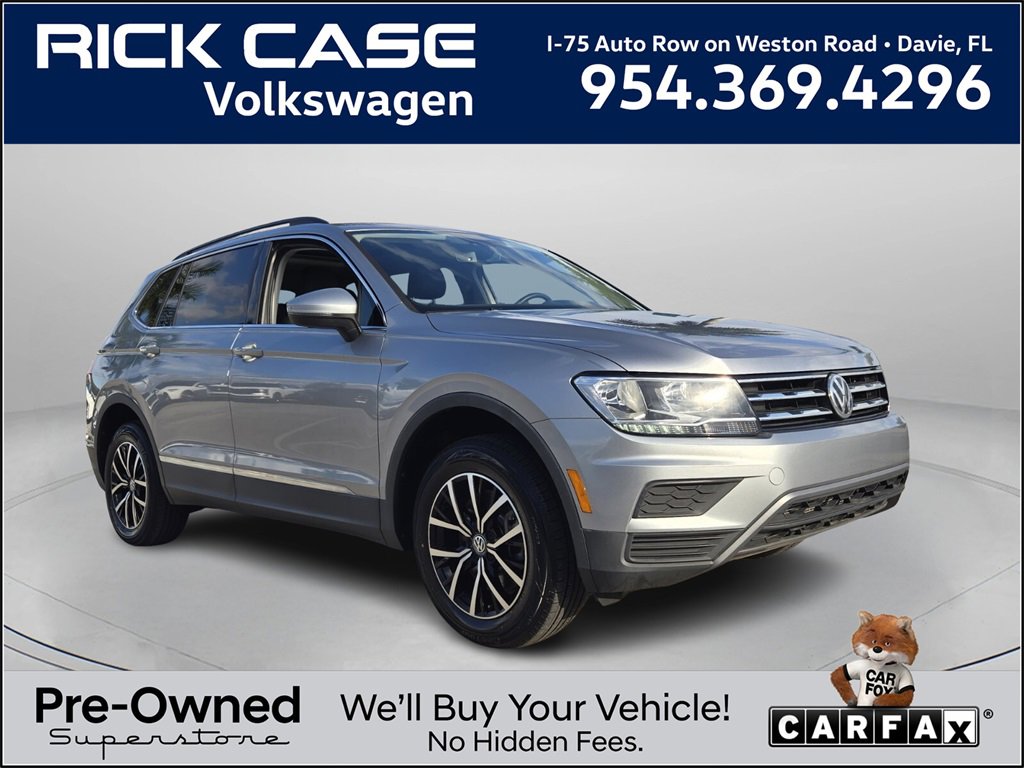 Used 2021 Volkswagen Tiguan SE w/ Panoramic Sunroof Package