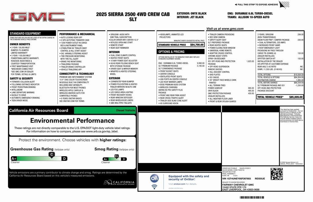 New 2025 GMC Sierra 2500 SLT w/ SLT Premium Package image 4