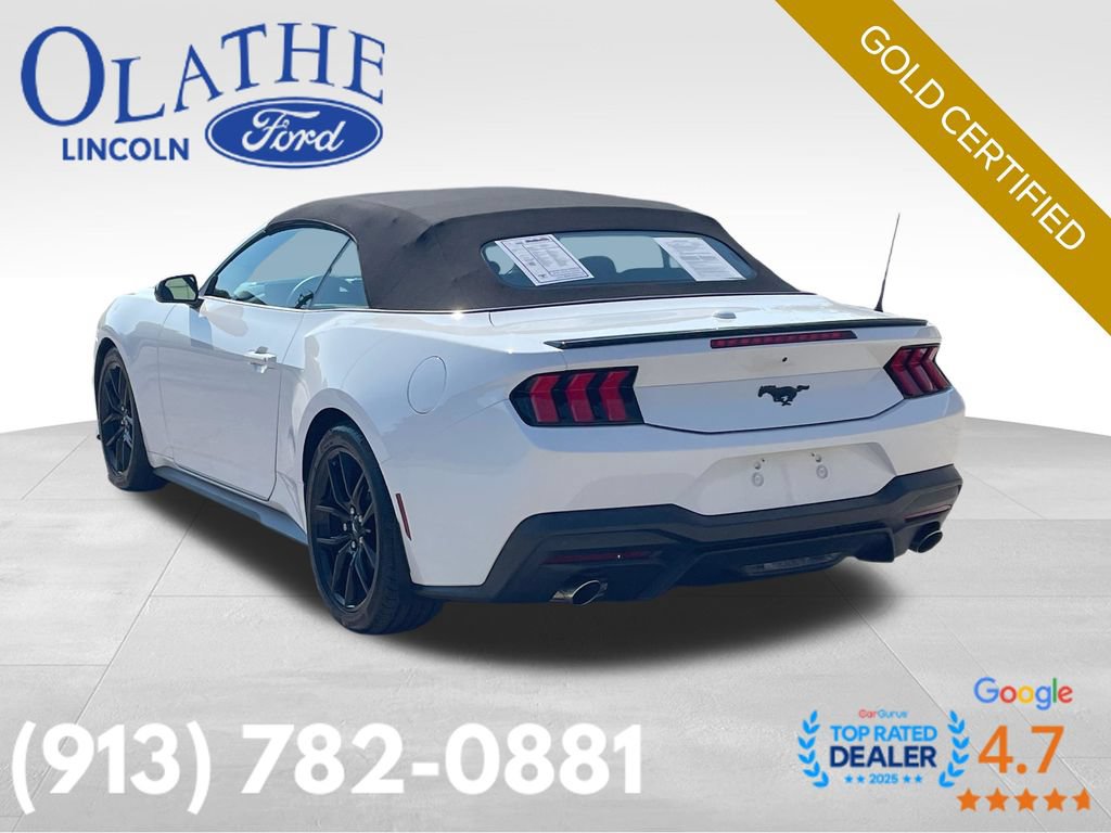Certified 2025 Ford Mustang Convertible w/ Mustang Nite Pony Package RWD image 5