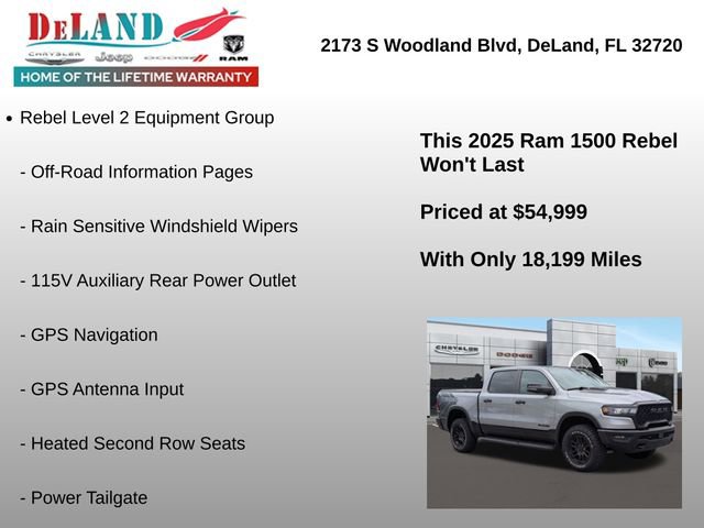 Used 2025 RAM 1500 Rebel w/ Rebel Level 2 Equipment Group AWD/4WD image 12