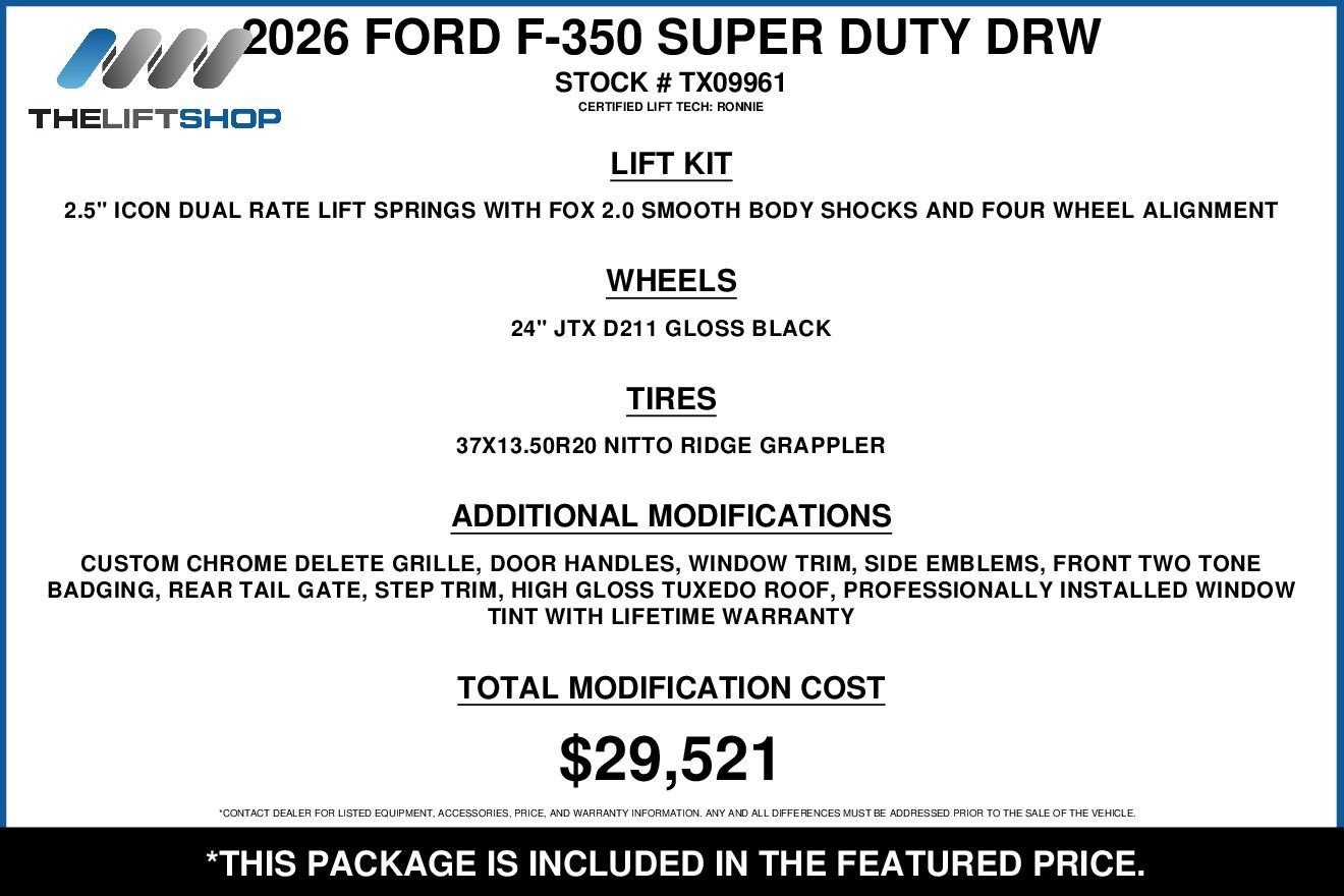Used 2026 Ford F350 Platinum w/ FX4 Off-Road Package AWD/4WD image 2