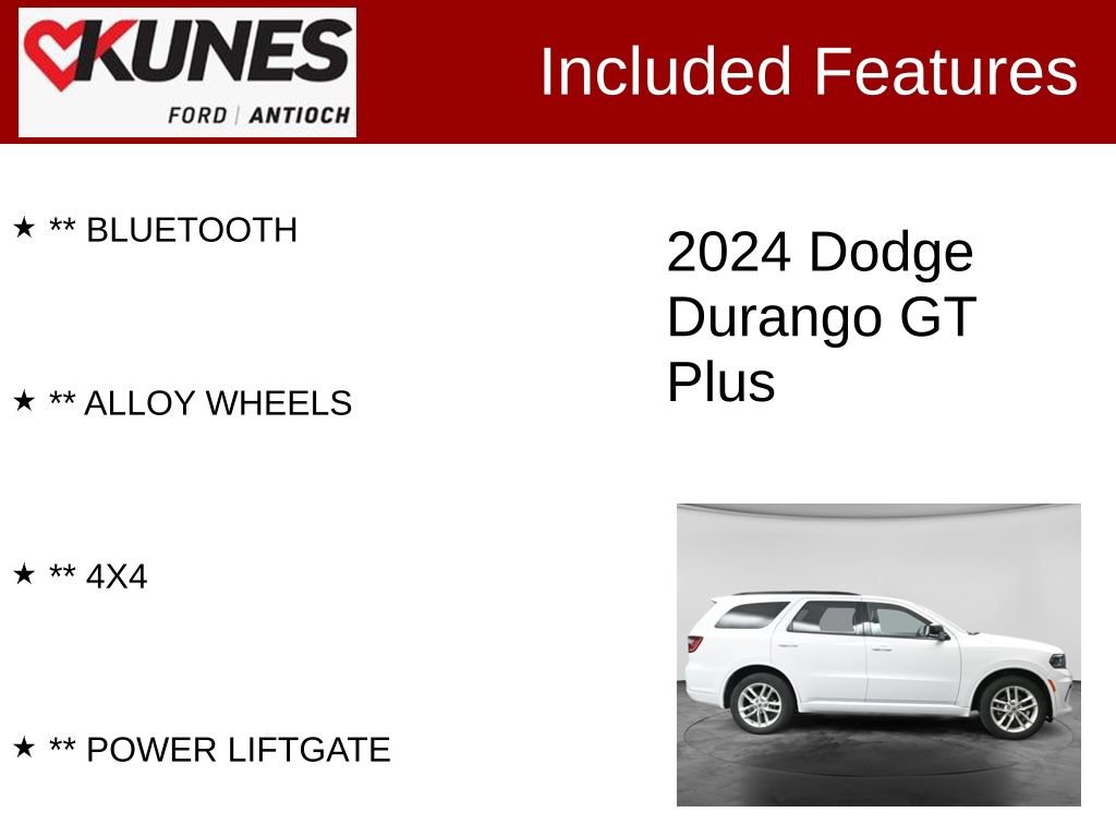 Used 2024 Dodge Durango GT AWD/4WD image 4