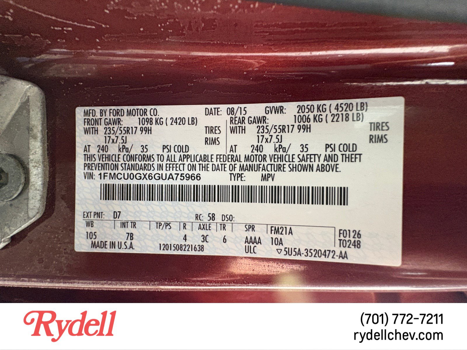 Used 2016 Ford Escape SE image 22