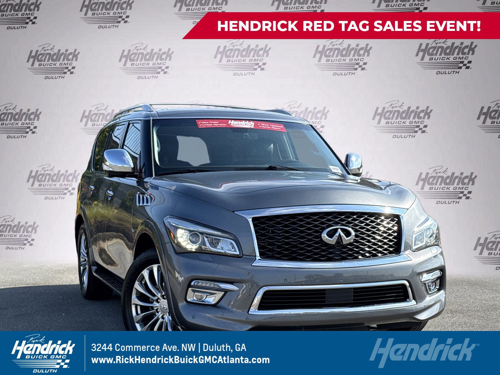 Used 2017 INFINITI QX80 4WD w/ Deluxe Technology Package