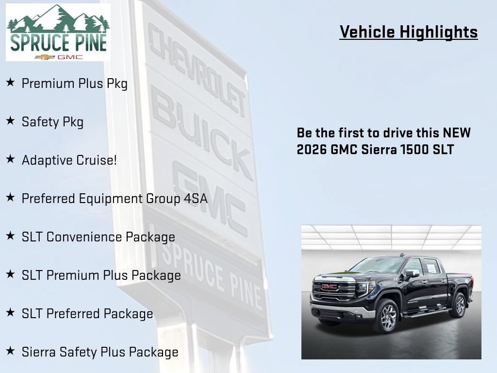 New 2026 GMC Sierra 1500 SLT w/ SLT Premium Plus Package AWD/4WD image 5