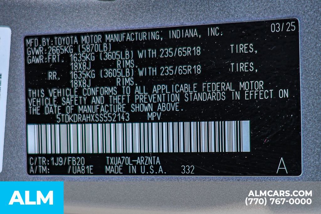 Used 2025 Toyota Highlander LE image 61