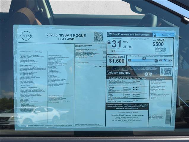 New 2026 Nissan Rogue Platinum AWD/4WD image 24