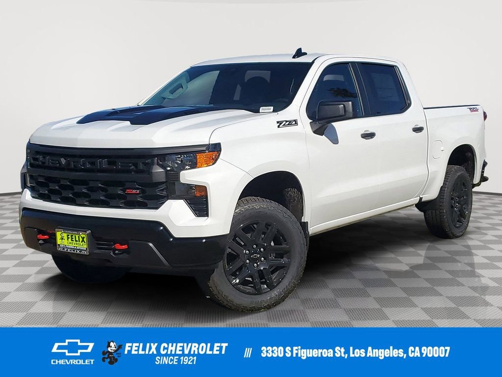 New 2026 Chevrolet Silverado 1500 Custom Trail Boss w/ LPO, Dark Essentials Package
